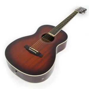 Ibanez PN12E Parlor Acoustic/Electric Guitar (Vintage Mahogany Sunburst)