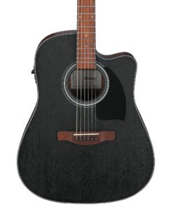 Ibanez PF54CE Acoustic-Electric Guitar, Open-pore Weathered Black