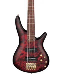 Ibanez SR Standard SR305E 5-string Electric Bass, Wine Red Frozen Metallic