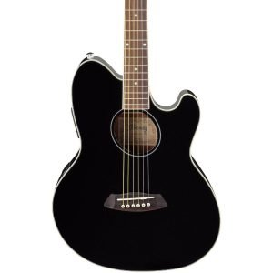 Ibanez Talman TCY10E Acoustic-Electric Guitar, Black