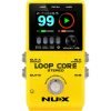 NUX Loop Core Stereo Looper with MIDI and Drum Patterns Effects Pedal, Yellow
