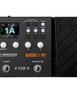 NUX MG-300MKII Multi-Effects and Amp Modeler Pedal, Black