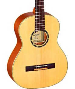 Ortega Family Series R121-3/4 3/4 Size Classical Guitar, Satin Natural Top w/ GigBag