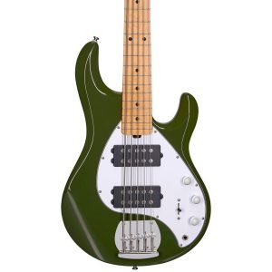 Sterling by MusicMan S.U.B. StingRay HH 5-String Electric Bass, Olive