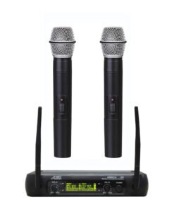 Audio 2000's AWM6074U Dual Handheld UHF Wireless Microphone System