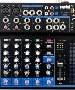 Gemini GEM-08USB 8-Channel Mixer with Bluetooth