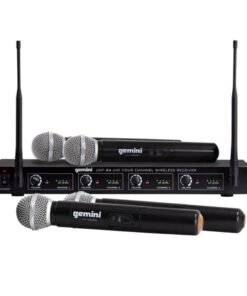 Gemini UHF-04M 4-Channel Wireless Handheld Microphone System