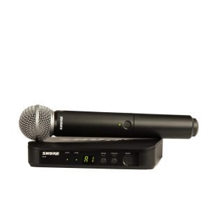 Shure BLX24/SM58-H9 Handheld Wireless System with SM58 Handheld Microphone (512-542 MHz)