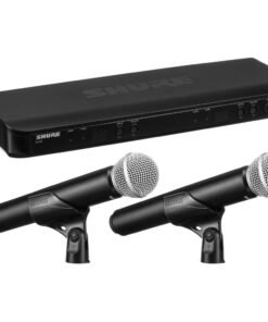 Shure BLX288/PG58 Dual-Channel Wireless Handheld Microphone System with PG58 Capsules (H9: 512 to 542 MHz)