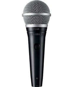 Shure PGA48-XLR Cardioid Dynamic Vocal Microphone, includes 15ft XLR Cable