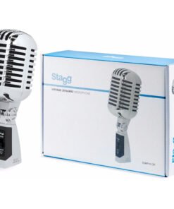Stagg SDMP40CR Retro Vintage Microphone 50's Cardioid Dynamic Multipurpose
