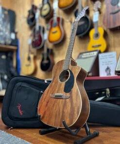 USED Fender California Newporter Special All-Mahogany Acoustic-Electric Guitar w/ Deluxe Gig Bag