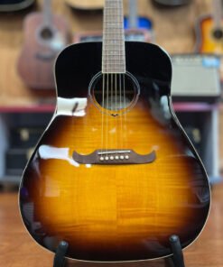 USED Fender FA-225E Dreadnaught Acoustic Electric Guitar, Mocha Burst