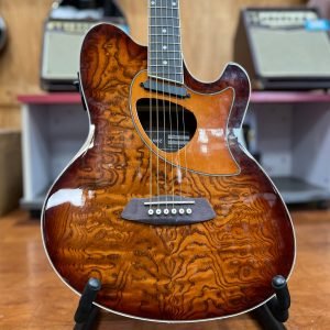 USED Ibanez Talman Series TCM50 Acoustic Electric Guitar (Vintage Brown Sunburst)