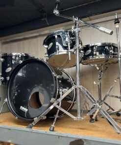 USED Ludwig Accent 4-Piece Drum Set, Black