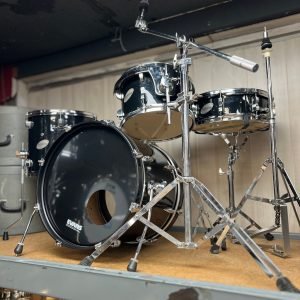 USED Ludwig Accent 4-Piece Drum Set, Black