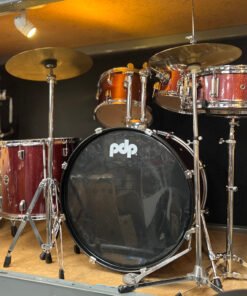 USED PDP by DW Encore Complete 5-Piece Drum Kit, Ruby Red