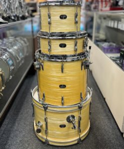 VINTAGE 1960's Olympic MIE 4-Piece Drum Shell Pack, White Marine Pearl